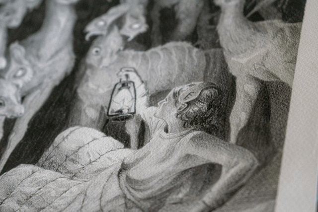 Papiche - Crayon - 29,7x42 cm