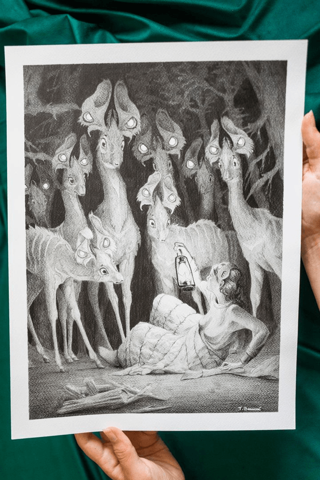 Papiche - Crayon - 29,7x42 cm